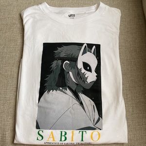 Anime Demon Slayer:"Kimetsu No Yaiba" UT Short Sleeve Graphic T-shirt Sz L